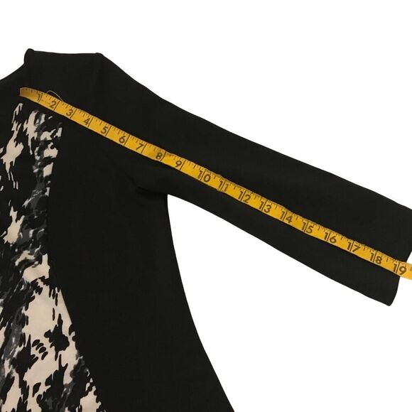 Andrew Marc Marc New York Knit Shift Dress 3/4 Sleeves Size Small - Picture 8 of 8